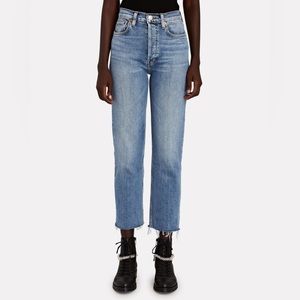 Re/Done 70s Stove Pipe Jeans size 28